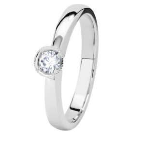 Kohinoor Sofia timanttisormus valkokulta 033-403V-14