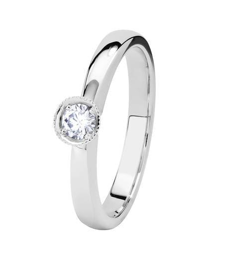 Kohinoor Sofia timanttisormus valkokulta 033-403V-14