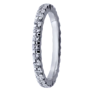 Festive Luxury Sophia Eternity timanttisormus 14-474-090-W valkokulta