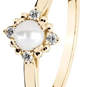 Kohinoor Celeste helmi-timanttisormus 4mm helmi+ 0,04ct H/Si 033-440-04
