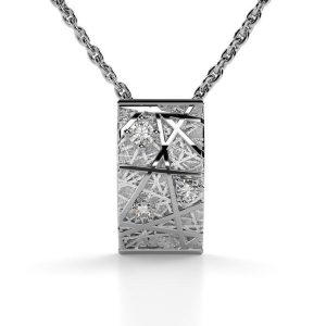 Routa riipus 6mm 0,05ct H/Si 14K VK