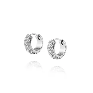 Mockberg Amour Silver hoops small MO689