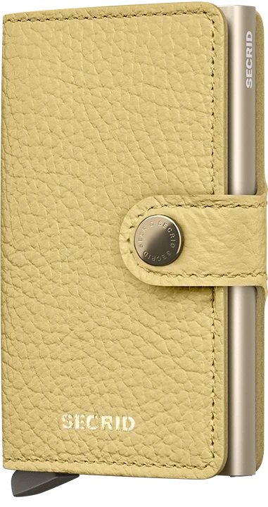 Secrid Miniwallet Pebble Butter Yellow