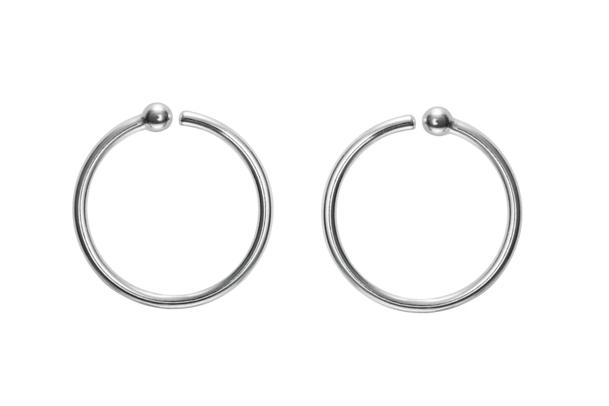 Kalevala koru Amuletti korvakorut hopea tappi 7031