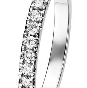 Kohinoor Leonora timanttisormus 16x0,02ct H/Vs 18K valkokulta 034-248V-32