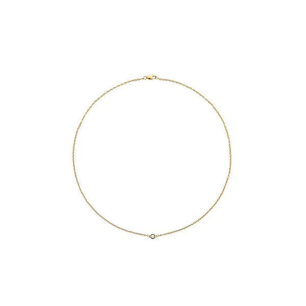 Mockberg Thin Diamond Gold kaulakoru MO560
