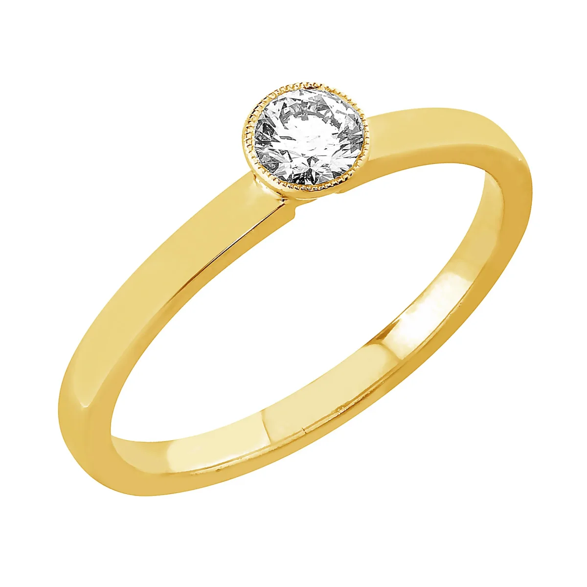 Sandberg Suvituuli timanttisormus 0,24ct keltakulta V-119K - Image 2