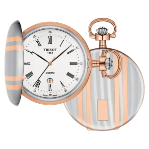Tissot Savonette quartz taskukello vitjalla T8624102901300