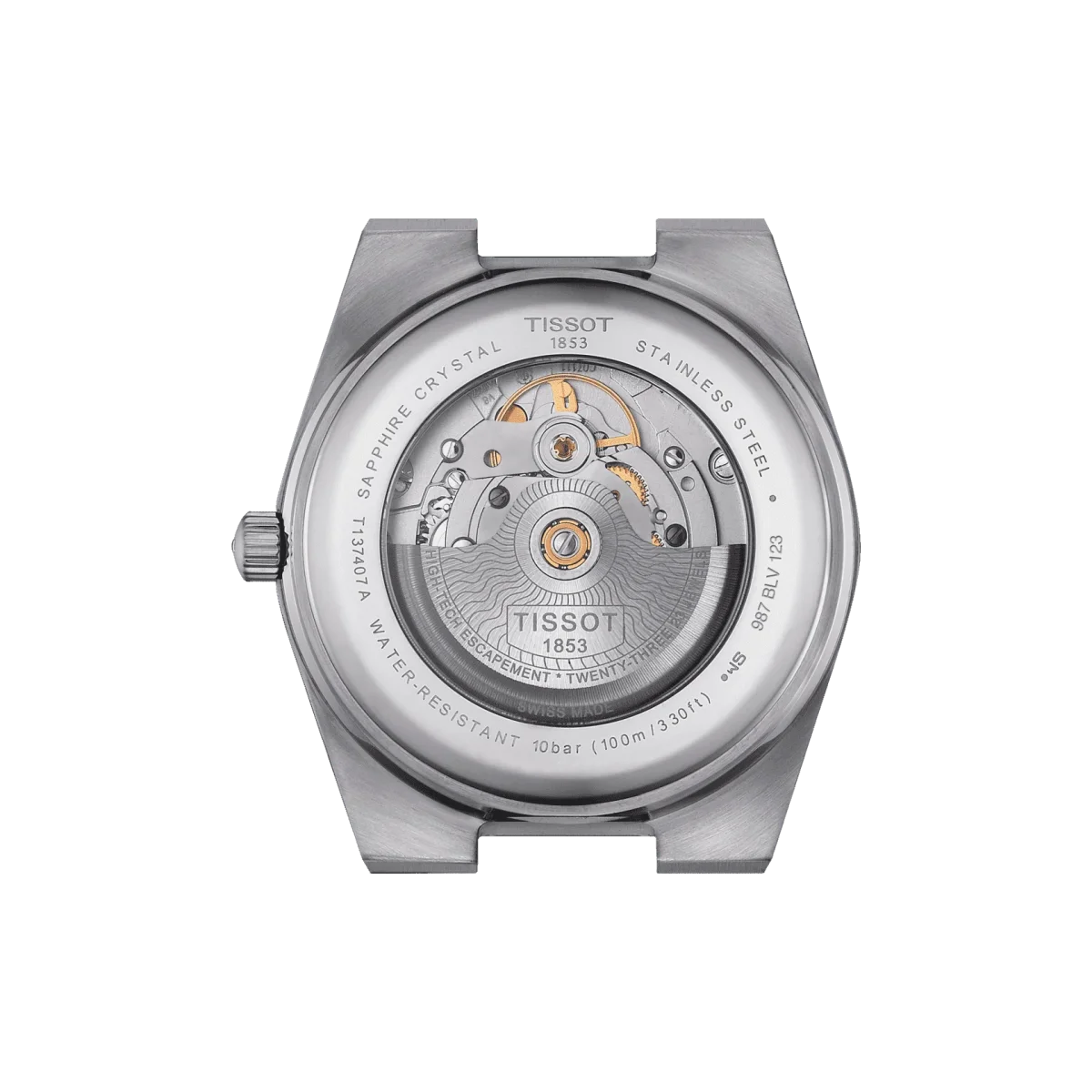 Tissot PRX Powermatic 80 Steel & 18K Gold Bezel - miesten rannekello T9314074129100 - Image 3