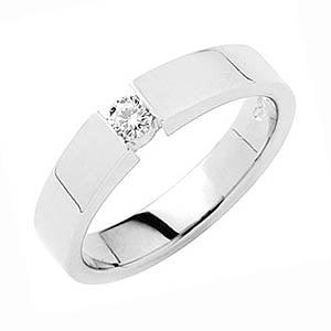 Sandberg V-82W Timanttisormus Kallioranta 2 1x0,11ct W/Vs