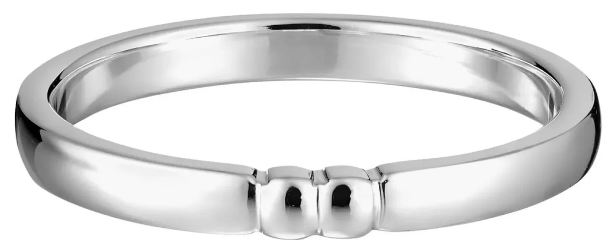 Lumoava Sinä & Minä sormus valkokulta L82262800000 - Image 2
