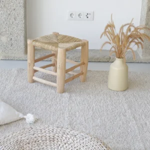 KÄSINKUDOTTU OLOHUONEEN MATTO - VAALEA BEIGE